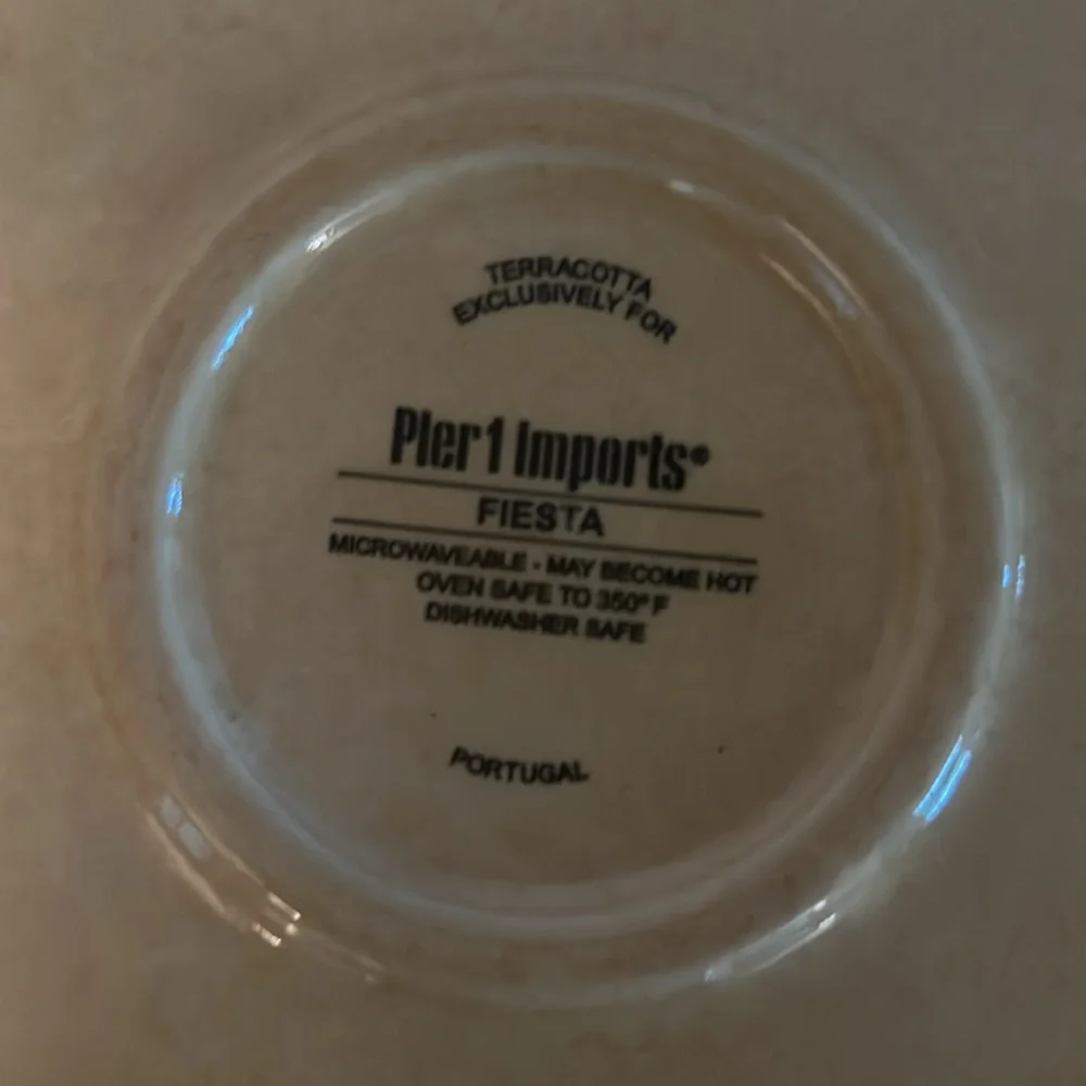 Pier 1 imports Terracotta ovenware